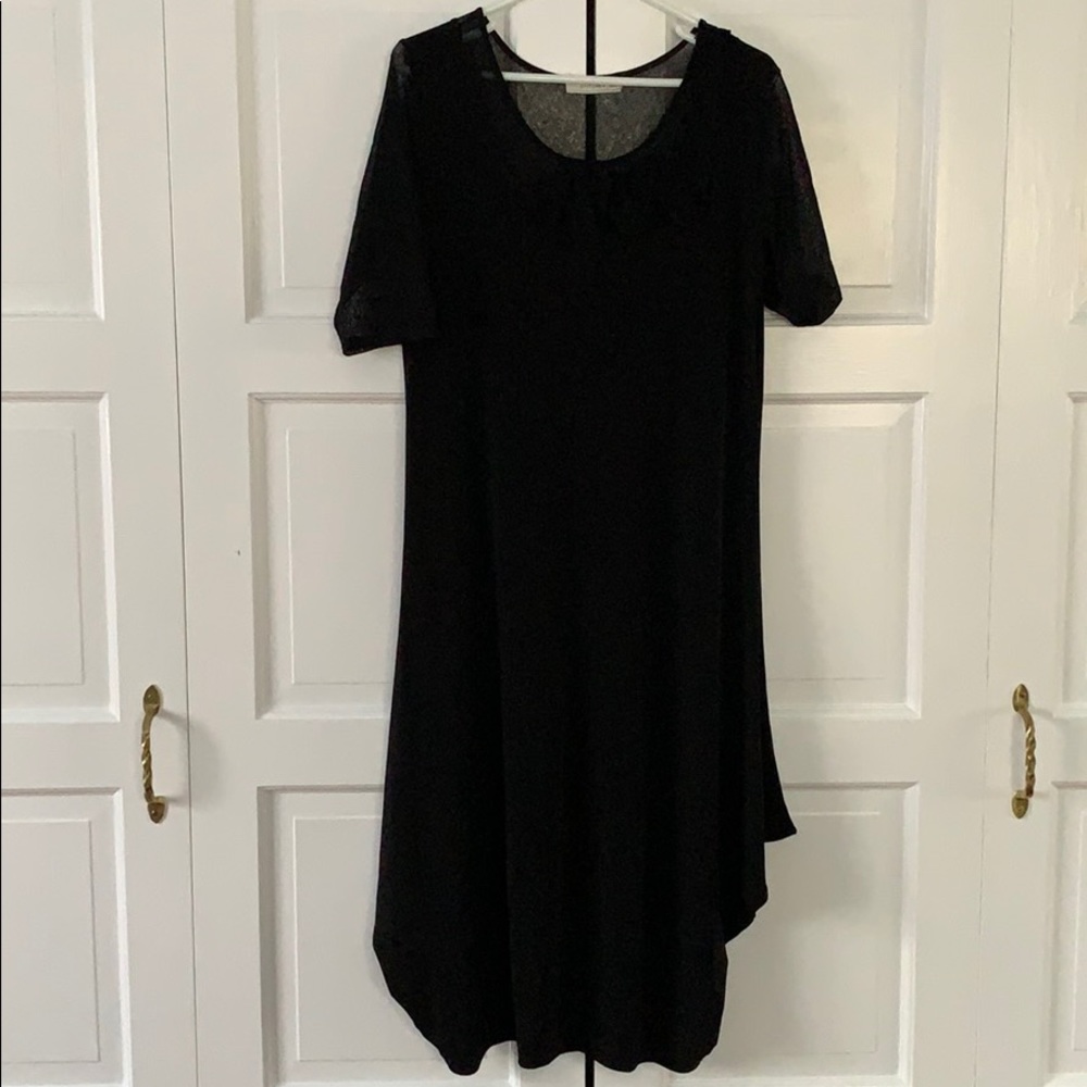 Stitches Dress Midi  Black Size 10 Brand New